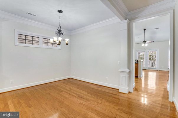 Chandelier, Empty room, Interior, Pendant Lights, Wood Texture Flooring