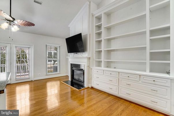 Fireplace, Interior, Wood Texture Flooring