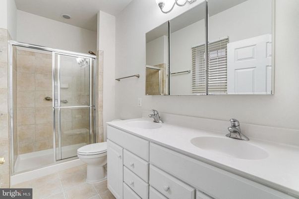 Bathroom, Dual Sink Vanities, Glass Shower, Interior
