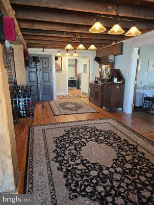 Interior, Pendant Lights, Wooden Beams, Wood Texture Flooring