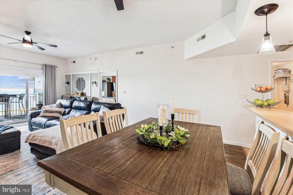 Dining room, Interior, Living room, Pendant Lights, Wood Texture Flooring