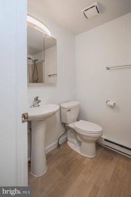 Bathroom, Interior, Wood Texture Flooring