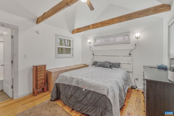 Bedroom, Interior, Wooden Beams, Wood Texture Flooring