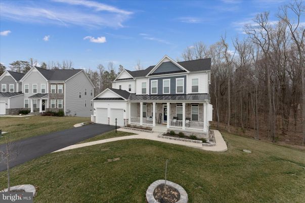 Attached, Detached Garage, Exterior, Facade, Farmhouse