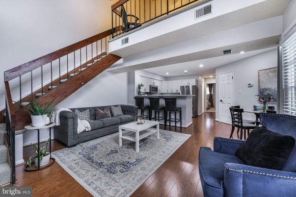 Dining room, Interior, Kitchen, Living room, Recessed Lighting, Stainless Steel Appliances, Wood Texture Flooring