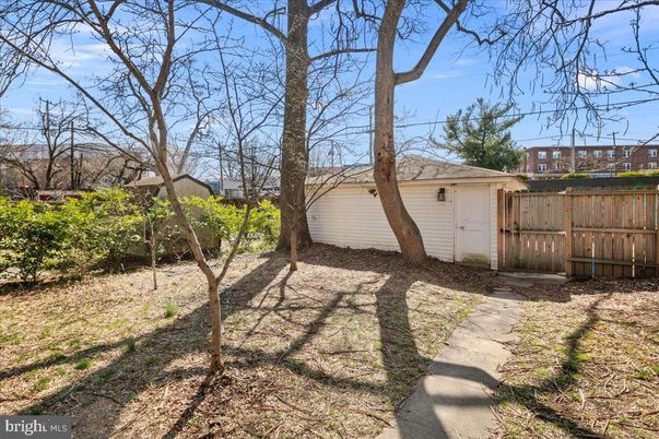 Backyard, Detached Garage, Exterior