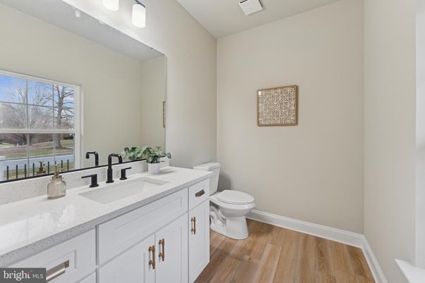 Bathroom, Interior, Wood Texture Flooring