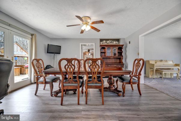 Dining room, Interior, Piano, Wood Texture Flooring