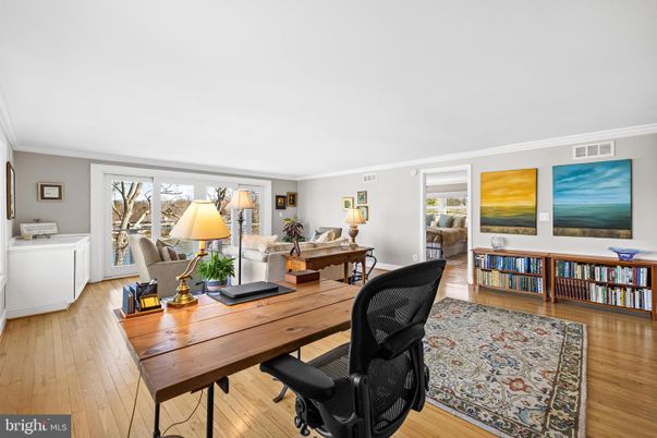 Home Office, Interior, Wood Texture Flooring