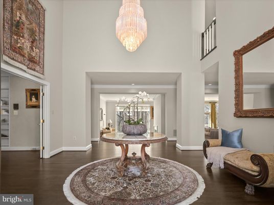 Chandelier, Interior, Recessed Lighting, Wood Texture Flooring