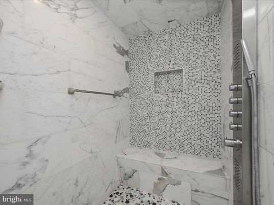 Bathroom, Interior, Marble Walls