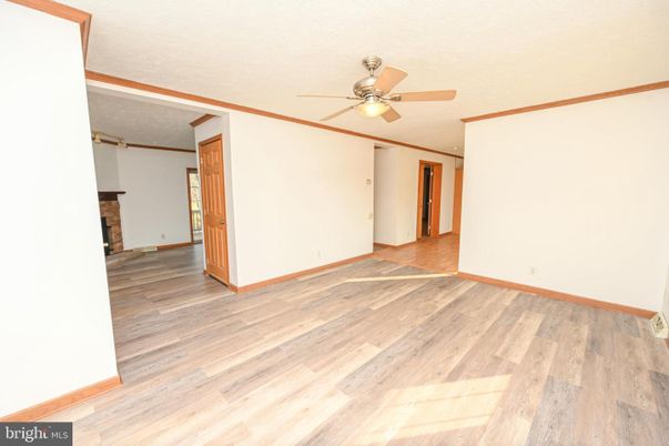 Empty room, Interior, Wood Texture Flooring