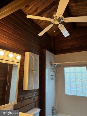 Bathroom, Interior, Wooden Ceilings, Wooden Walls