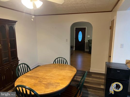 Dining room, Interior, Wood Texture Flooring