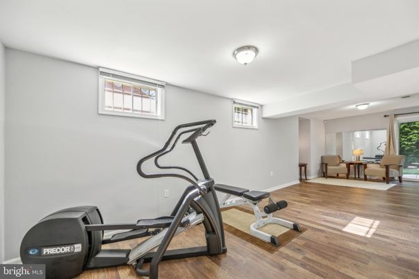 Fitness Equipment, Interior, Wood Texture Flooring