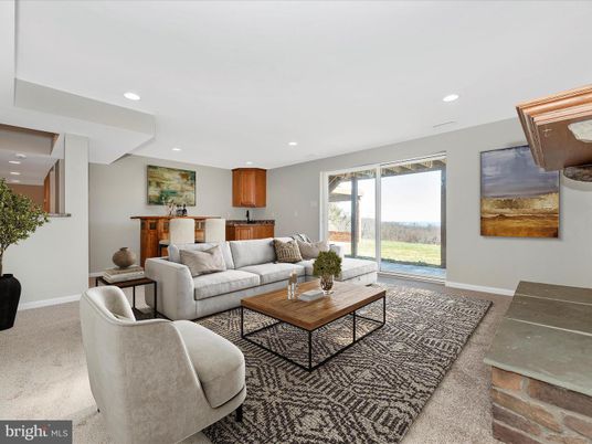 Interior, Living room, Recessed Lighting