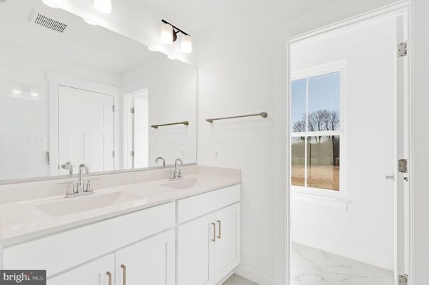 Bathroom, Dual Sink Vanities, Interior, Marble