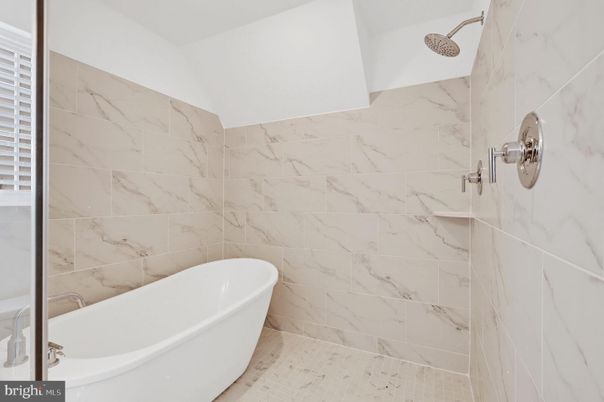 Bathroom, Free Standing Baths, Interior, Marble Walls