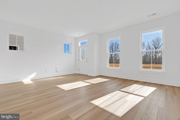 Empty room, Interior, Wood Texture Flooring