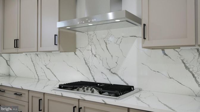 Interior, Kitchen, Marble Walls