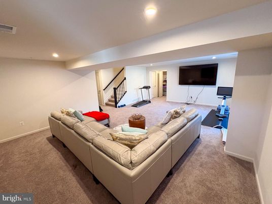 Interior, Living room, Recessed Lighting