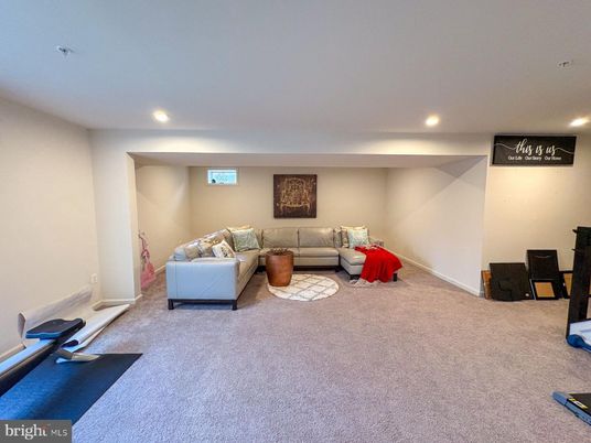 Interior, Living room, Recessed Lighting