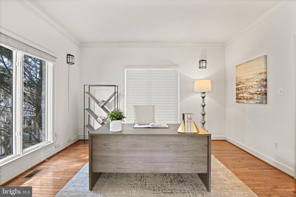 Home Office, Interior, Wood Texture Flooring