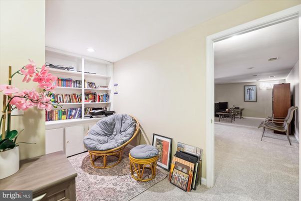 Home Office, Interior, Recessed Lighting
