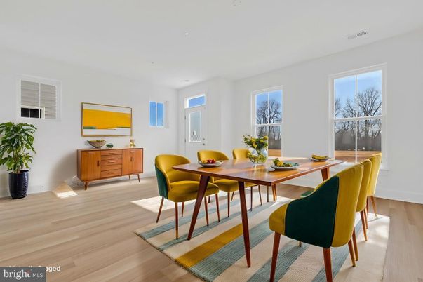 Dining room, Interior, Wood Texture Flooring