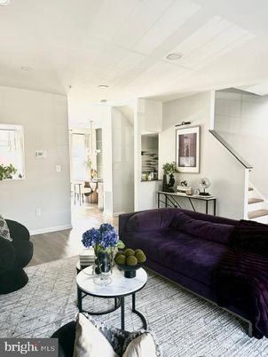 Interior, Kitchen, Living room, Recessed Lighting, Wood Texture Flooring