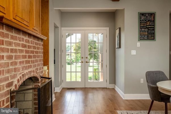 Fireplace, Interior, Stone Walls, Wood Texture Flooring