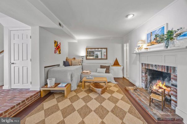 Fireplace, Interior, Living room, Recessed Lighting