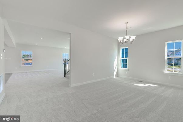Chandelier, Empty room, Interior, Recessed Lighting