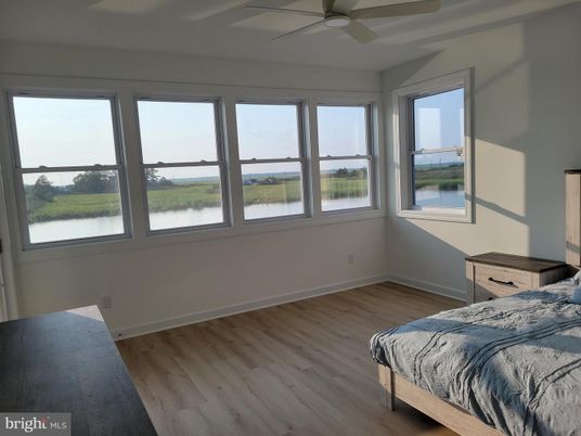 Bedroom, Interior, Water, Wood Texture Flooring