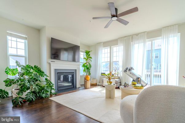 Fireplace, Interior, Wood Texture Flooring