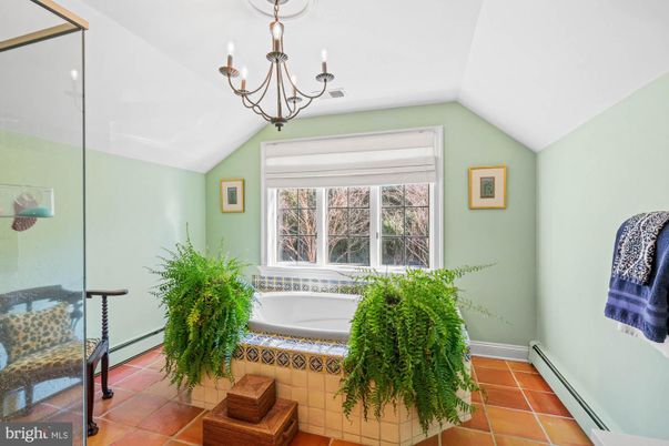 Bathroom, Chandelier, Interior