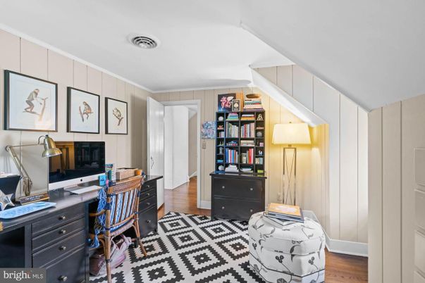 Home Office, Interior, Wood Texture Flooring