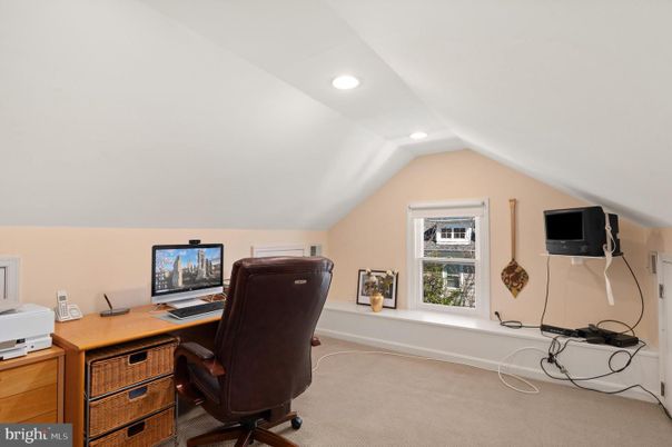 Home Office, Interior, Recessed Lighting