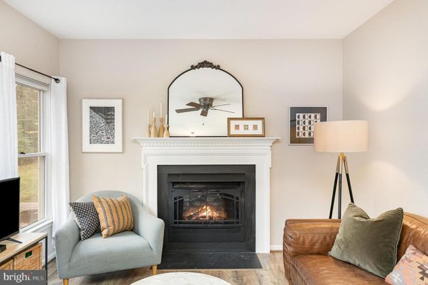 Fireplace, Interior, Wood Texture Flooring