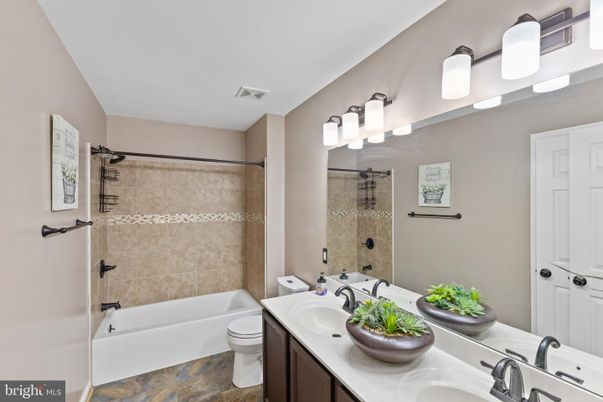 Bathroom, Dual Sink Vanities, Glass Shower, Interior