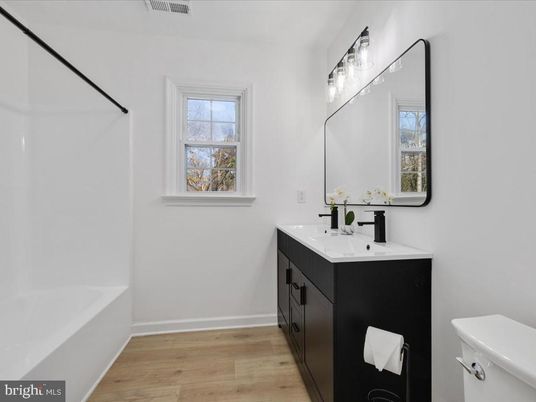 Bathroom, Interior, Wood Texture Flooring