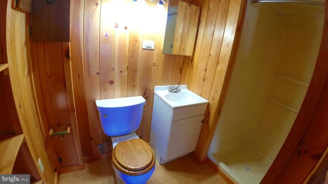 Bathroom, Interior, Wooden Walls
