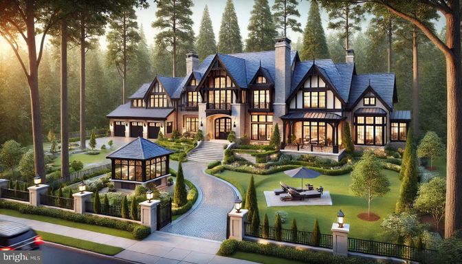 Exterior, Facade, Tudor Revival