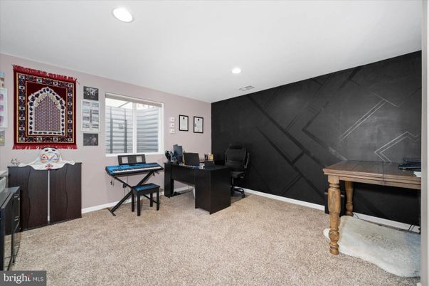 Home Office, Interior, Recessed Lighting
