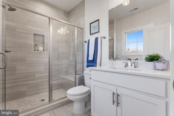 Bathroom, Glass Shower, Interior