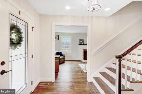 Fireplace, Interior, Pendant Lights, Recessed Lighting, Wood Texture Flooring