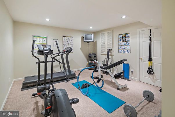 Fitness Equipment, Interior, Recessed Lighting