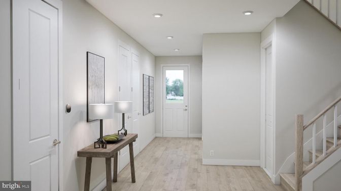 Interior, Recessed Lighting, Wood Texture Flooring