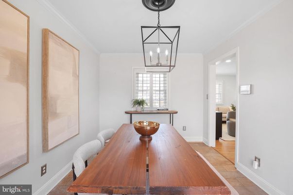 Dining room, Interior, Pendant Lights