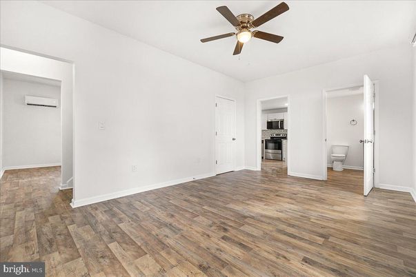 Bathroom, Empty room, Interior, Wood Texture Flooring